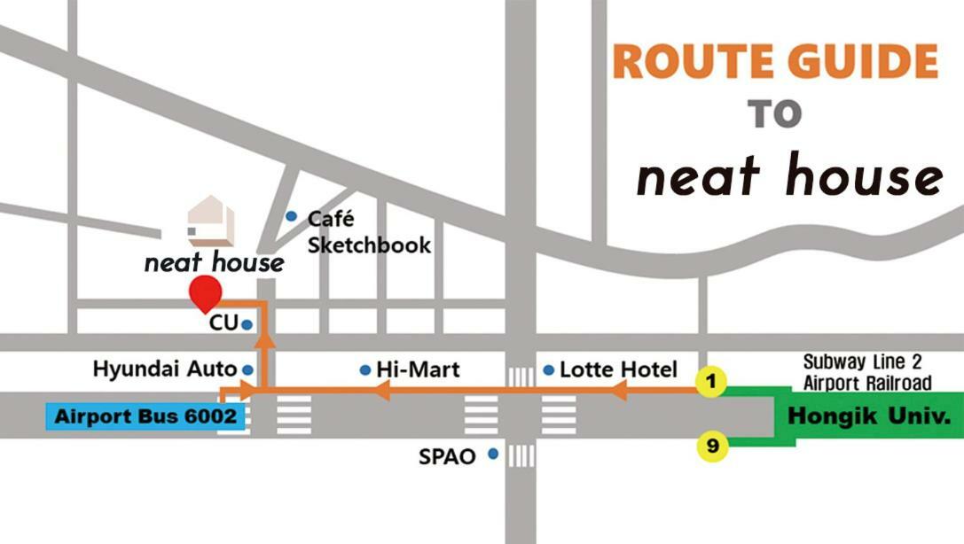 Neat House Hongdae Hotel Сеул Екстериор снимка